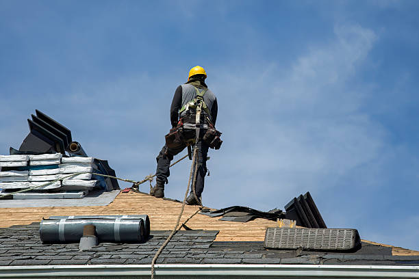 Professional Emergency Roof Repair technician working in Matteson, IL